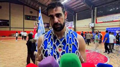  ارسلان کاظمی بازیکن استقلال: جای گرگان در لیگ بسکتبال خالی بود