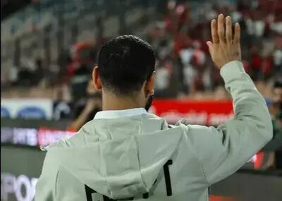  محمد صلاح به جای بازی، تماشاگر شد! (عکس)