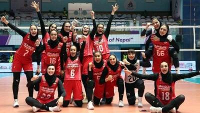  دختران والیبال ایران قهرمان کاوا شدند
