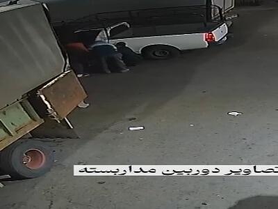  لحظات نفسگیر نجات یک شهروند از مرگ توسط اورژانس