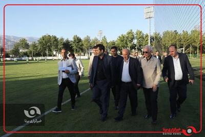  بازدید وزیر ورزش و جوانان از تمرینات تیم ملی امید