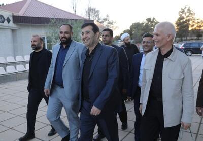  بازدید وزیر ورزش از تمرینات تیم ملی اهداف پروازی و تیم فوتبال امید