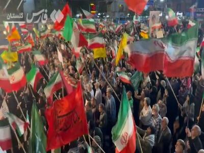  فیلم/ عزم پولادین گرگانی‌ها در حمایت از وطن