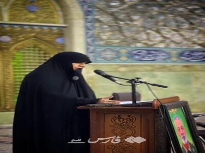  فیلم/ رجزخوانی فرزند شهید سلامی در اجتماع دخترانه «عهد خواهری»