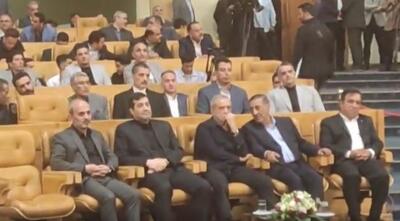  حضور رئیس جمهور در مراسم قهرمان ایران
