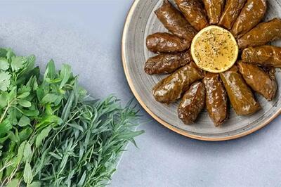  ترکیب طلایی سبزی دلمه برگ مو را بشناسید
