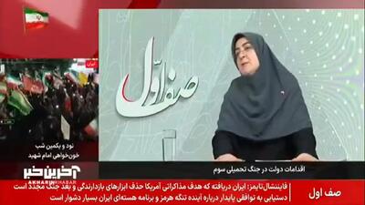 بحث چالشی مجری صداوسیما و سخنگوی دولت درباره تشکیل ستاد فضای مجازی