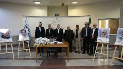  ادای احترام استاندار تهران به شهدای هسته‌ای دانشگاه شهید بهشتی