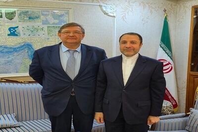  دیدار سفیر ایران در قطر با سفیر روسیه