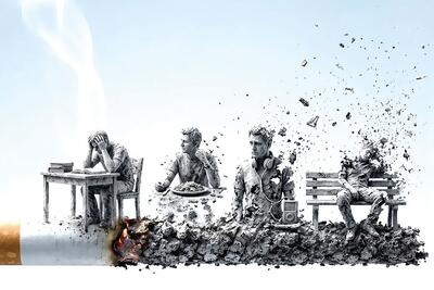  موج  سهمگین اعتیاد | برخی برای فرونشاندن طوفان های درونی به دخانیات پناه می برند