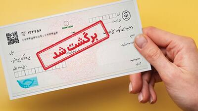  محرومیت‌های تعلیق شده اعتبارسنجی برای چک برگشتی بازگشت