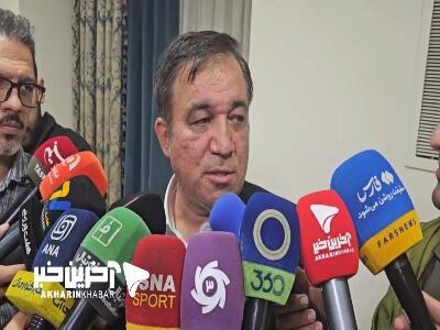  تاجرنیا: بختیاری زاده سرمربی تیم ما است و بسیار آدم باشخصیتی است