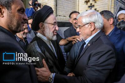  تصاویر: مراسم ترحیم خواهر «سیدمحمد خاتمی»