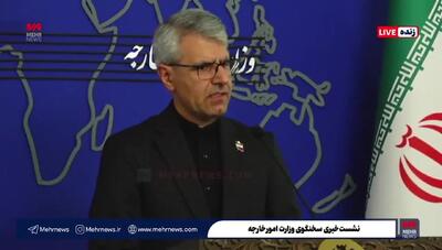  بقایی: آتش بس در لبنان بخش لاینفک هرگونه توافق و خاتمه جنگ است