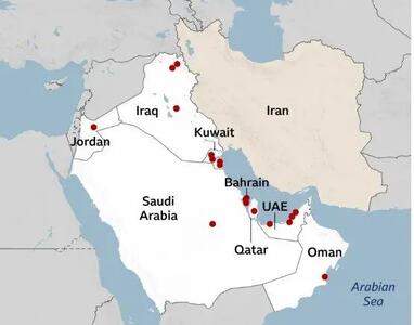  حمله گسترده ایران به بیش از ۲۰ پایگاه نظامی آمریکا در خاورمیانه؛ پنتاگون از کمبود مهمات و عدم آمادگی برای درگیری جدید خبر داد