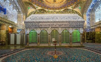  شست‌وشوی ضریح علوی در آستانه عید غدیر