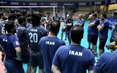  اعلام زمان دیدار تدارکاتی مردان والیبال ایران با برزیل