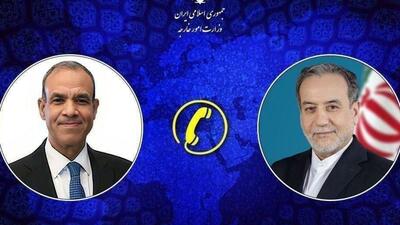  گفتگوی تلفنی وزرای امور خارجه ایران و مصر