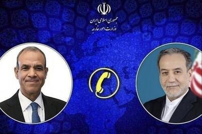  تماس تلفنی وزیر خارجه مصر و عراقچی