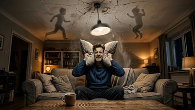 بمبِ صوتی در طبقه بالا