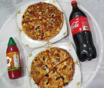  از شما/بفرماید پیتزا خودم پز😍😍