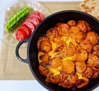  طرز تهیه سوسیس تخم مرغ خوشمزه / صبحانه سریع و آسان !