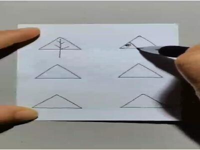  مثلث‌ها را به نقاشی تبدیل کن