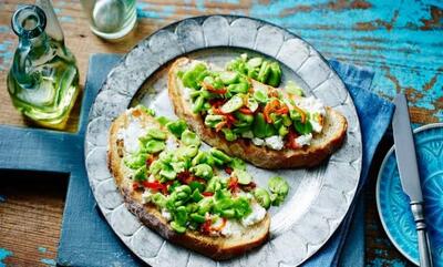  طرز تهیه اسنک پنیری با باقالی تازه