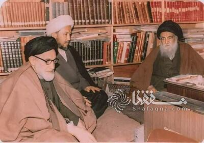  برگی از تاریخ: حضرت آیت الله العظمی خویی و حضرت آیت الله فیاض