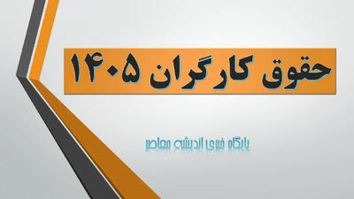  حداقل حقوق کارگران در ۱۴۰۵؛ ۱۶.۶ میلیون تومان + حق مسکن ۳ میلیون تومانی