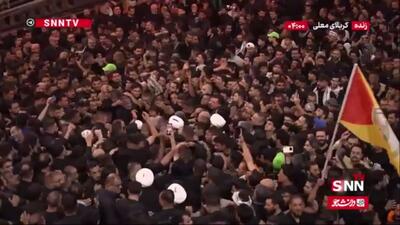  روضه خوانی مردم عراق در جوار پیکر رهبر شهید انقلاب
