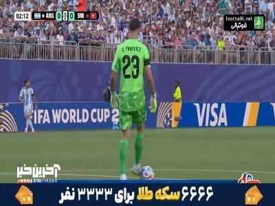  عملکرد خولیان آلوارز بهترین بازیکن دیدار آرژانتین 3-1 سوئیس