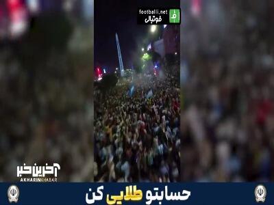  بوئنوس‌ آیرس در آتش شادی؛ جشن صعود آرژانتینی ها به نیمه‌ نهایی
