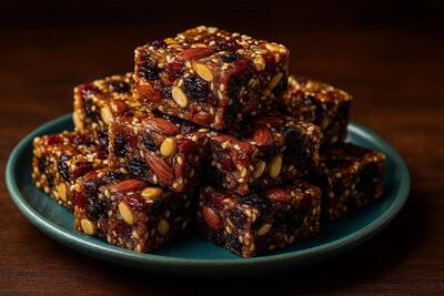  طرز تهیه دو میان وعده سالم و بدون شکر؛ انرژی زا، سیرکننده و بدون نیاز به فر