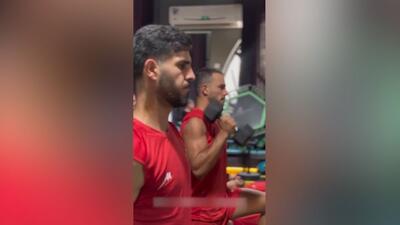 اولین تمرین ابوالفصل جلالی همراه با تیم پرسپولیس