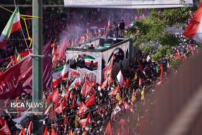 وداع با رهبر شهید انقلاب در مشهد