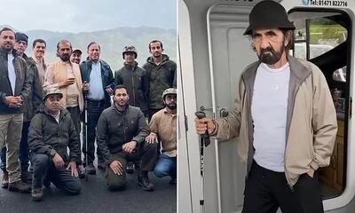 چهره خرابِ حاکم دبی در سفرش به انگلیس جنجالی شد