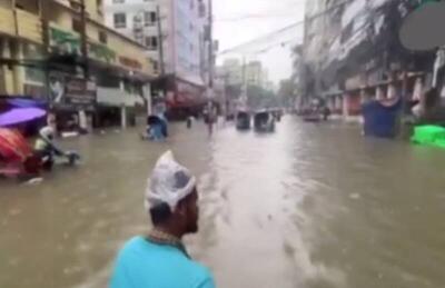  فیلم/ سیل در بنگلادش با ۴۴ کشته و یک میلیون آواره