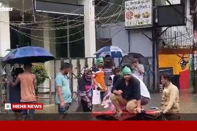  تصاویری از سیل در بنگلادش با ۴۴ کشته