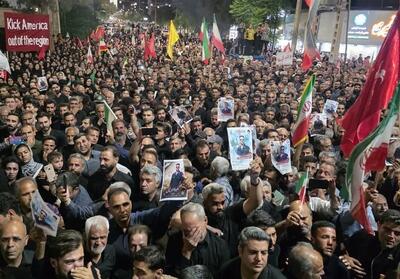 تشییع پیکر مطهر شهید مدافع امنیت «علیرضا زارعیثانی» در بردسکن - تسنیم