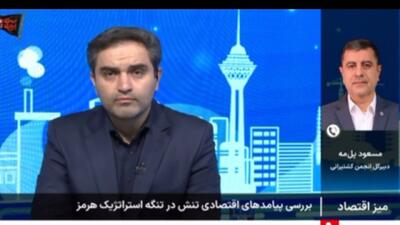 افت ۹۰ درصدی تردد در تنگه هرمز در ایام جنگ + فیلم