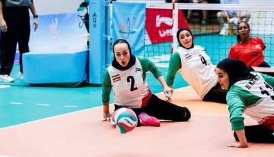  تیم ملی والیبال نشسته زنان مغلوب میزبان