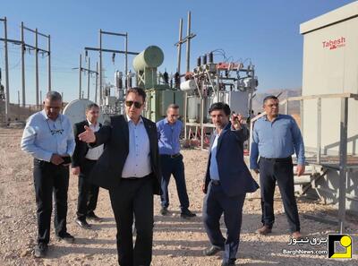  بازدید مدیرعامل برق منطقه‌ای فارس از روند بازسازی پست گویم شیراز