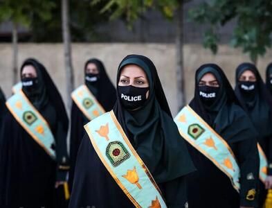 عکس دیدهنشده از نیروهای زن دانشگاه پلیس تهران