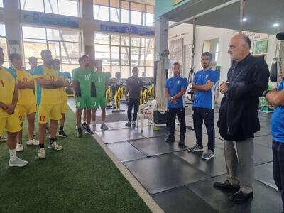  حضور چهره سرشناس فدراسیون فوتبال در اردوی تیم ملی فوتبال ساحلی