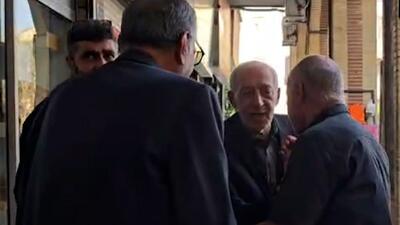 حضور دادکان، طاهری و قاسمپور در مراسم ختم مادر حسین فرکی