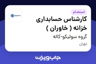  استخدام کارشناس حسابداری خزانه ( خاوران ) در گروه سولیکو-کاله