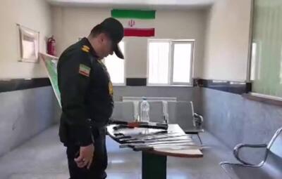 فیلم/ دستگیری ۶ نفر هنجارشکن قمه به دست در رشدیه تبریز