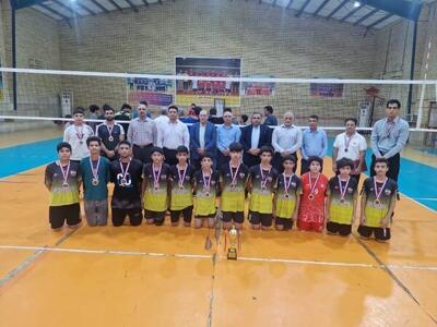 «سعد آباد» قهرمان والیبال زیر ۱۵ سال استان بوشهر شد