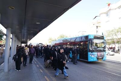  جابه‌جایی ۱۰ میلیون و ۴۰۰ هزار مسافر در عملیات گسترده سازمان اتوبوسرانی مشهد طی ۵ روز
